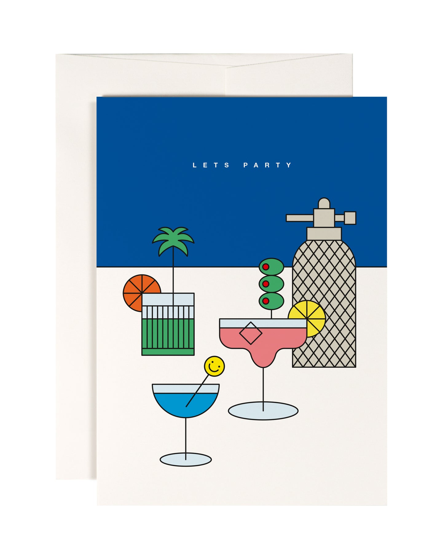 redfries Grußkarte "Let´s Party"