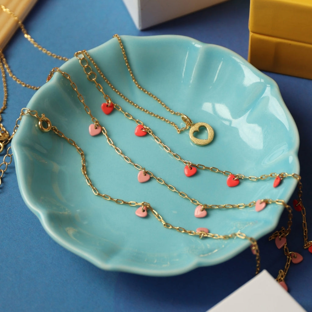 LULU LOVE U Necklace emaille