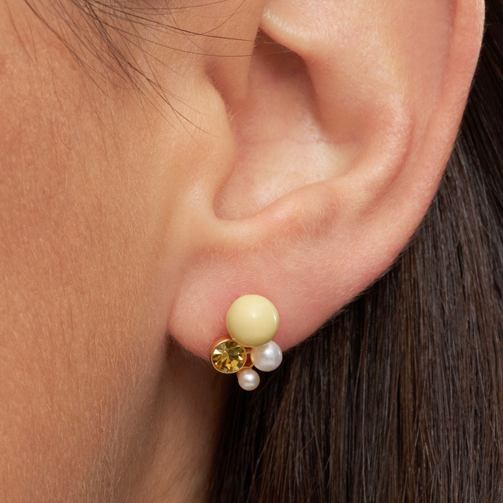 LULU Bouquet lemon Ohrring