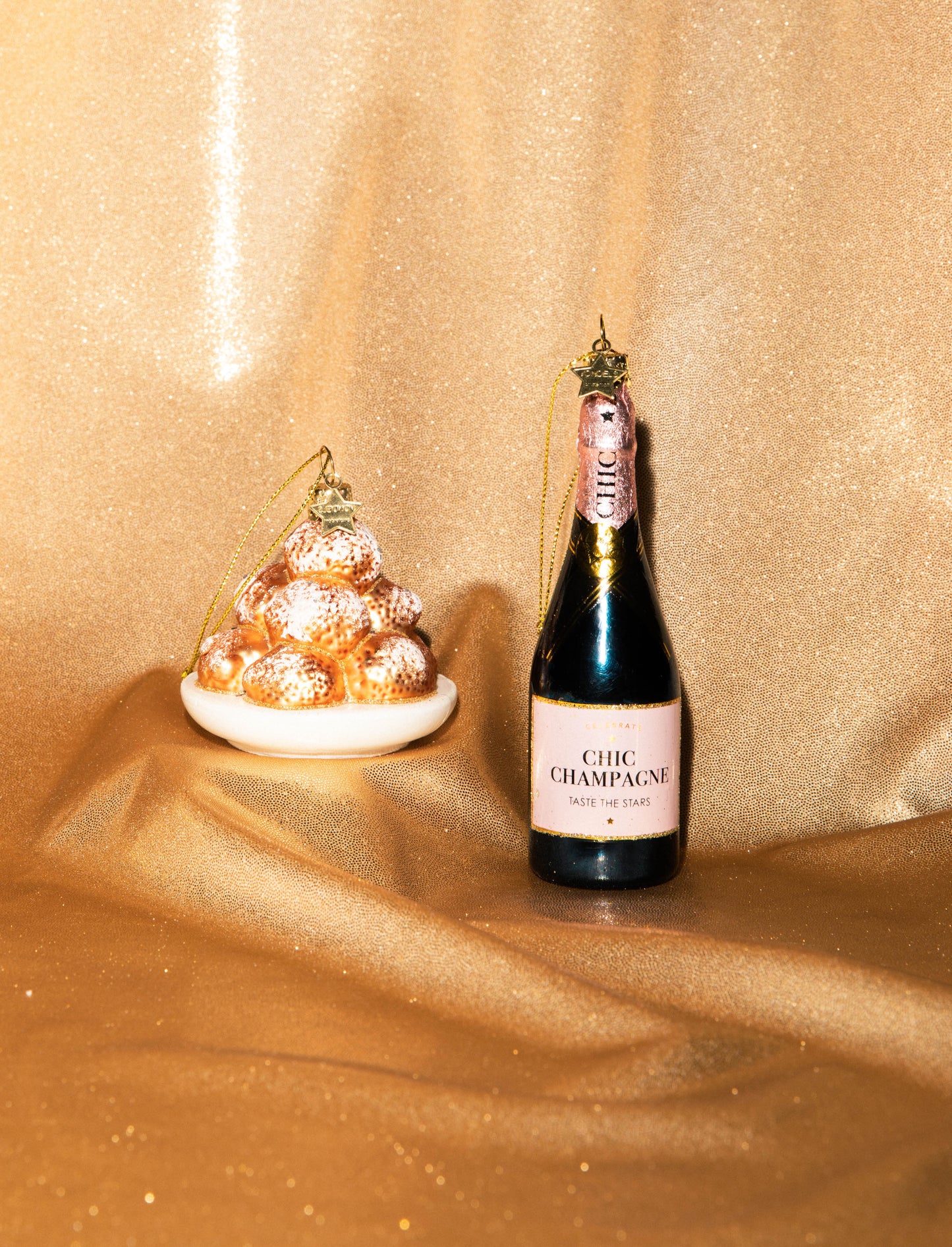 Christmas Ornament chic Champagne
