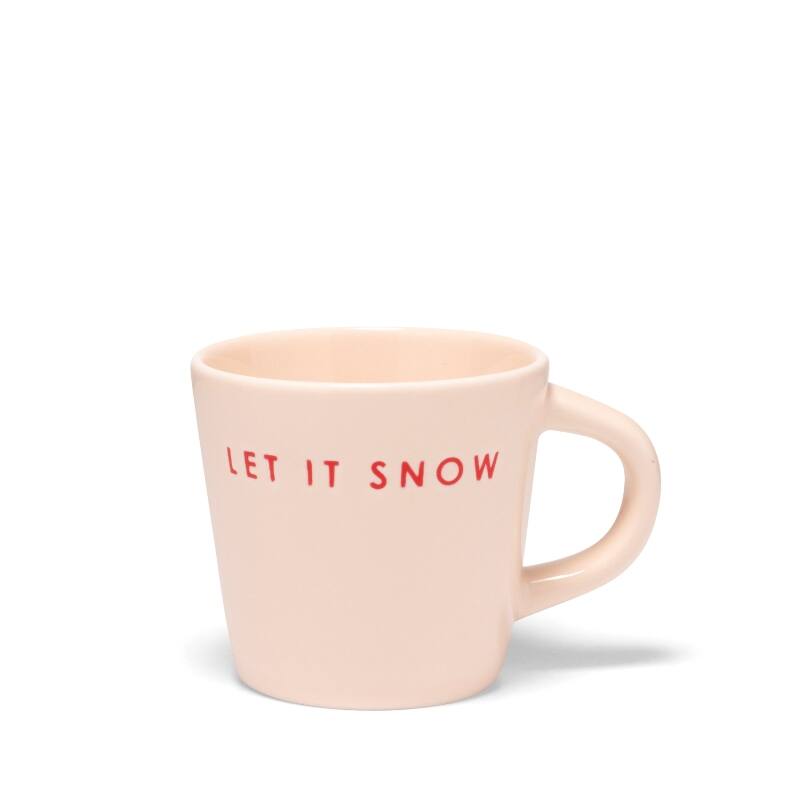 Espressotasse "Let it snow"