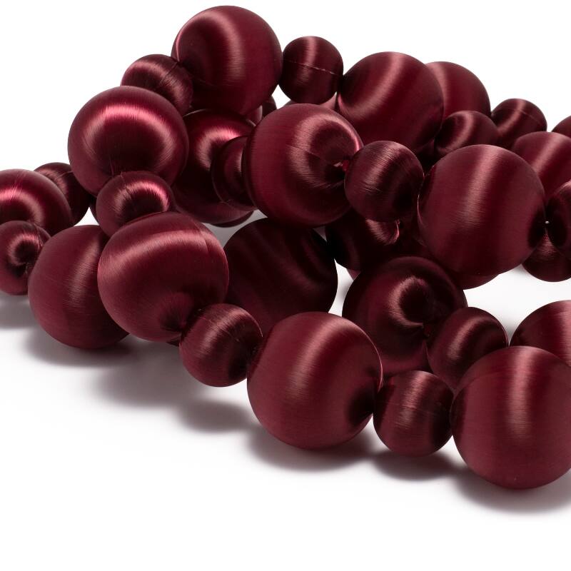 Weihnachtsgirlande bordeaux