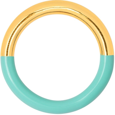 LULU Double Color Ring -gold/ mint