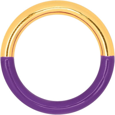 LULU Double Color Ring -gold/ deep purple