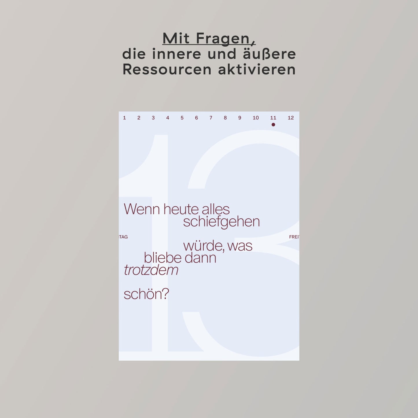 Create Space - der Kalender für 2026