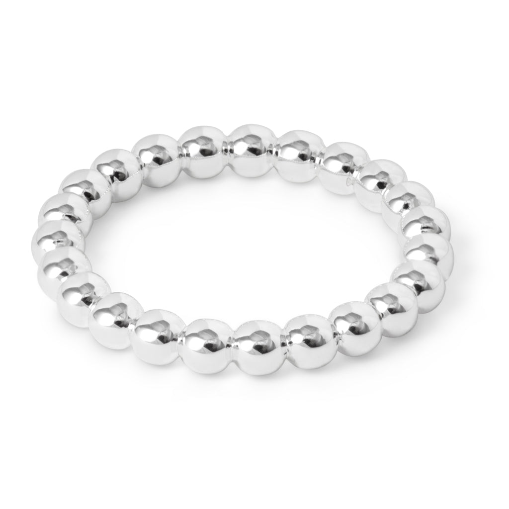 LULU Color Ball Ring - silber