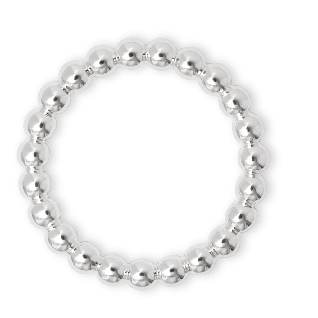 LULU Color Ball Ring - silber