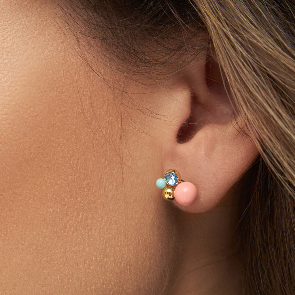 LULU Bouquet Burnt coral Ohrring