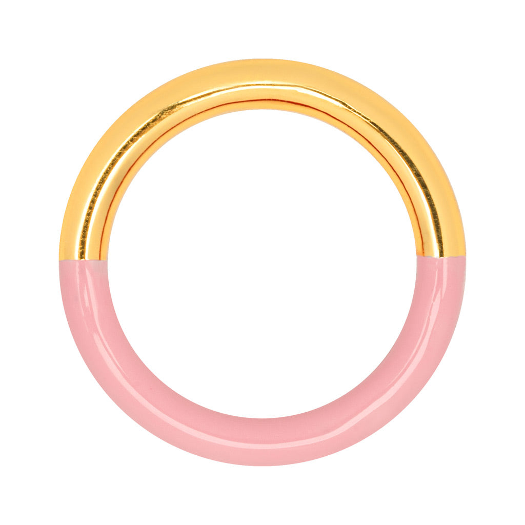 LULU Double Color Ring rosa-gold