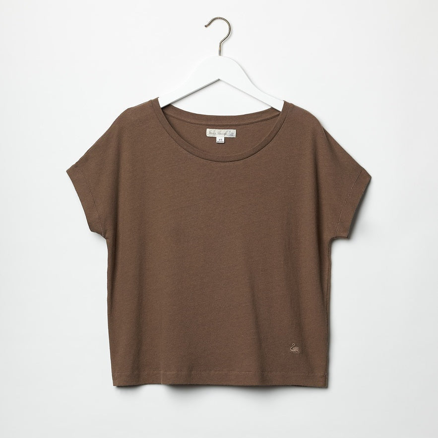 Merz b. Schwanen Damen T-Shirt relaxed fit faded grain