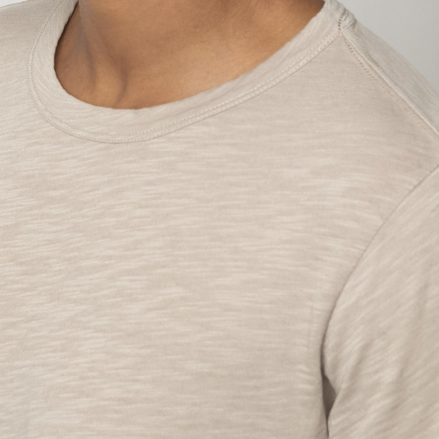 Merz b. Schwanen Damen Pima T-Shirt greige
