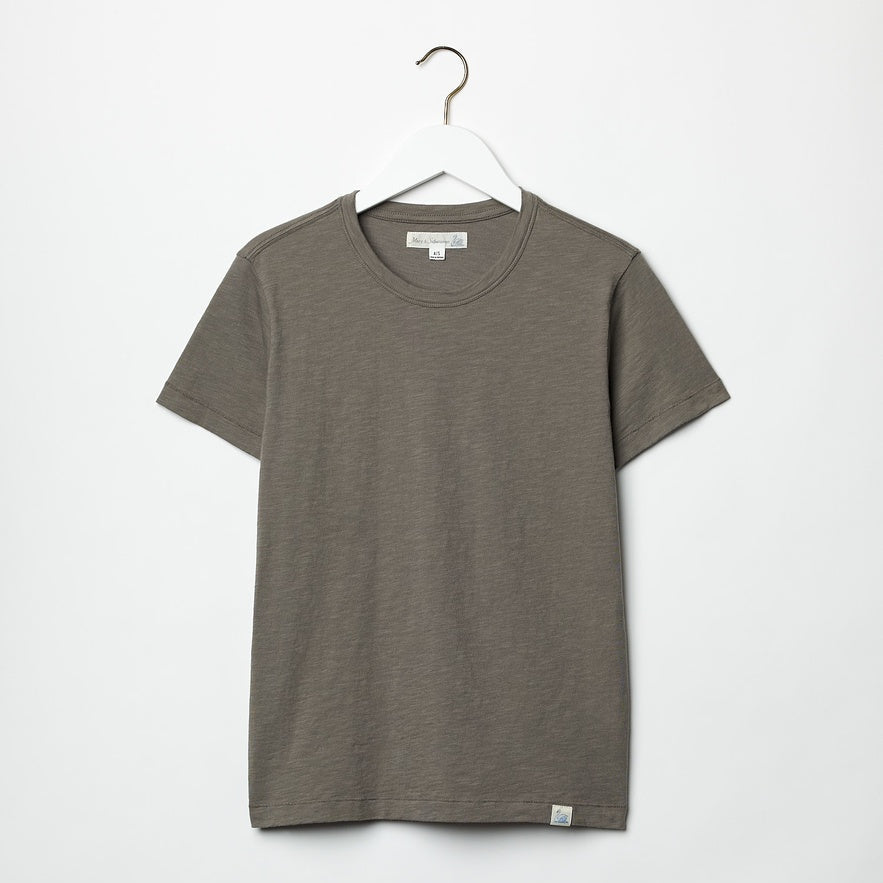 Merz b. Schwanen Damen Pima T-Shirt vintage army