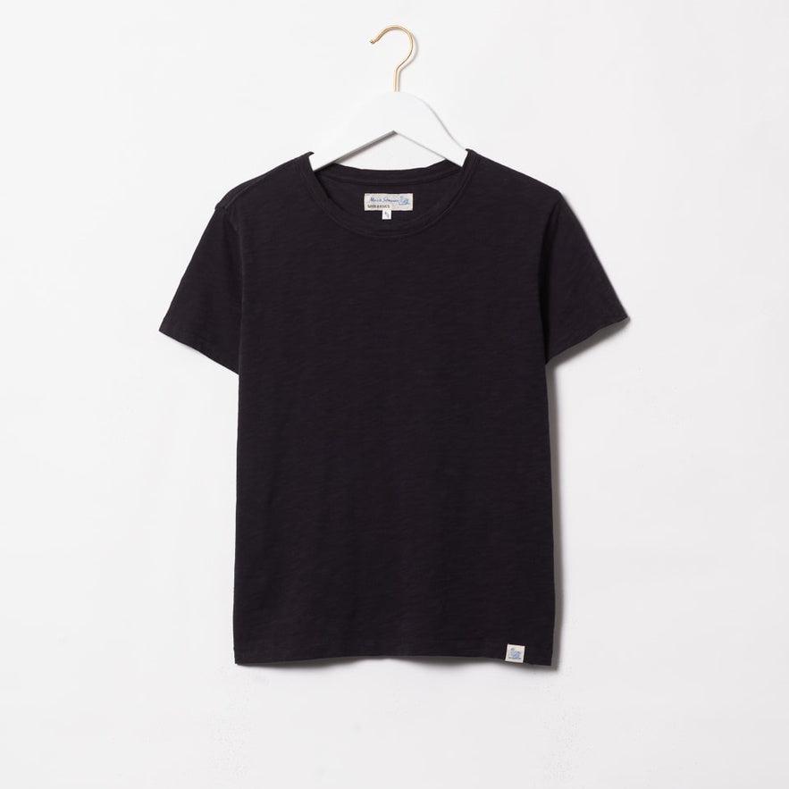 Merz b. Schwanen Damen Pima T-Shirt deep black