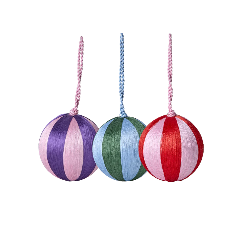 rice kleine Weihnachtskugeln im  3er Set