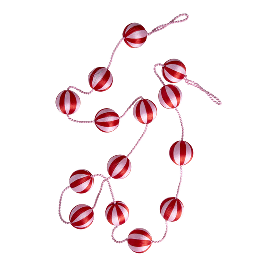 rice Girlande Weihnachtskugeln