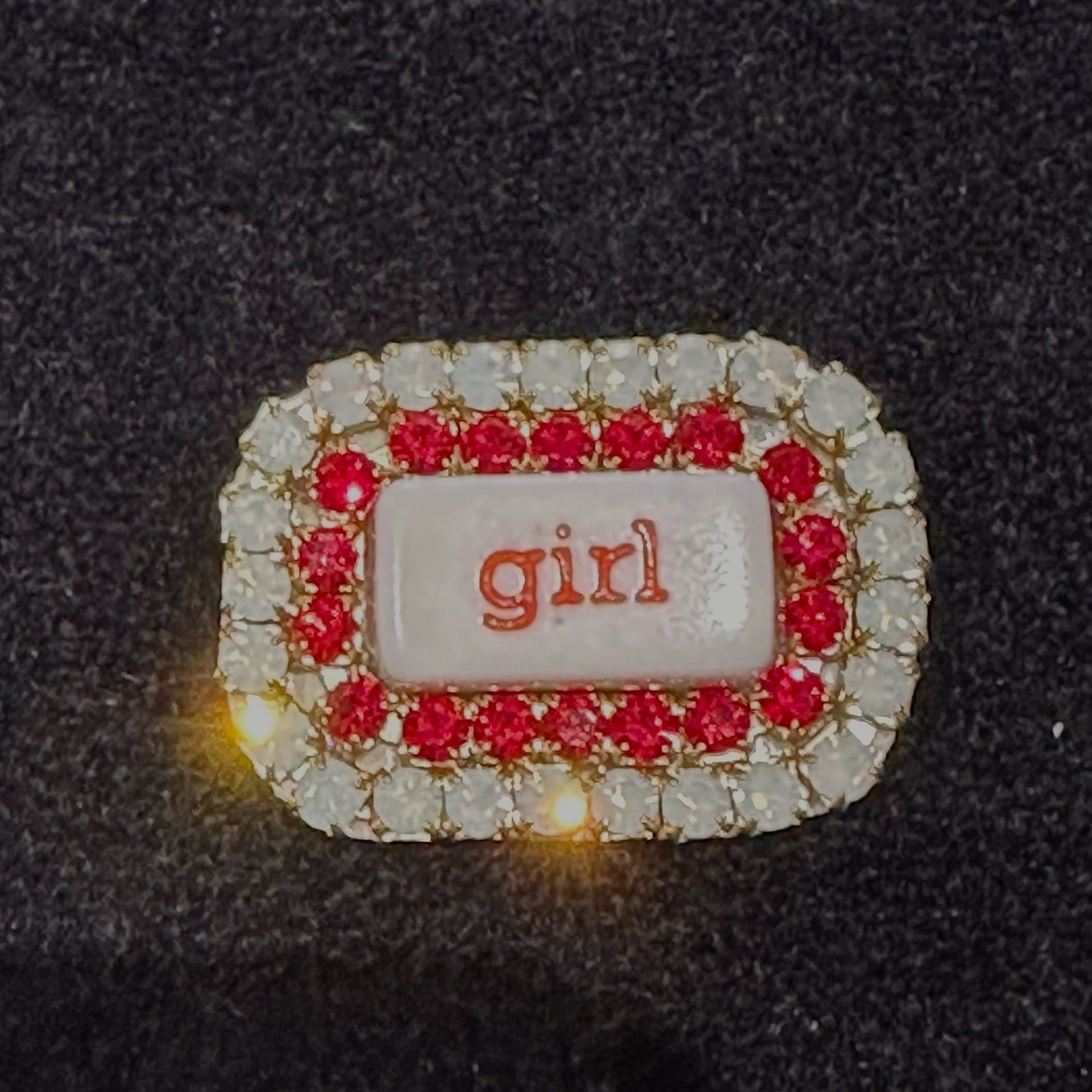Glitzerbrosche M