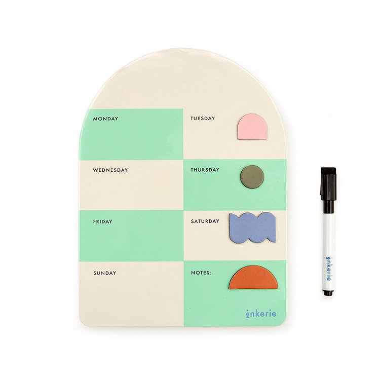 Inkerie Memoboard Wochenplaner magnetisch (dry-erase)