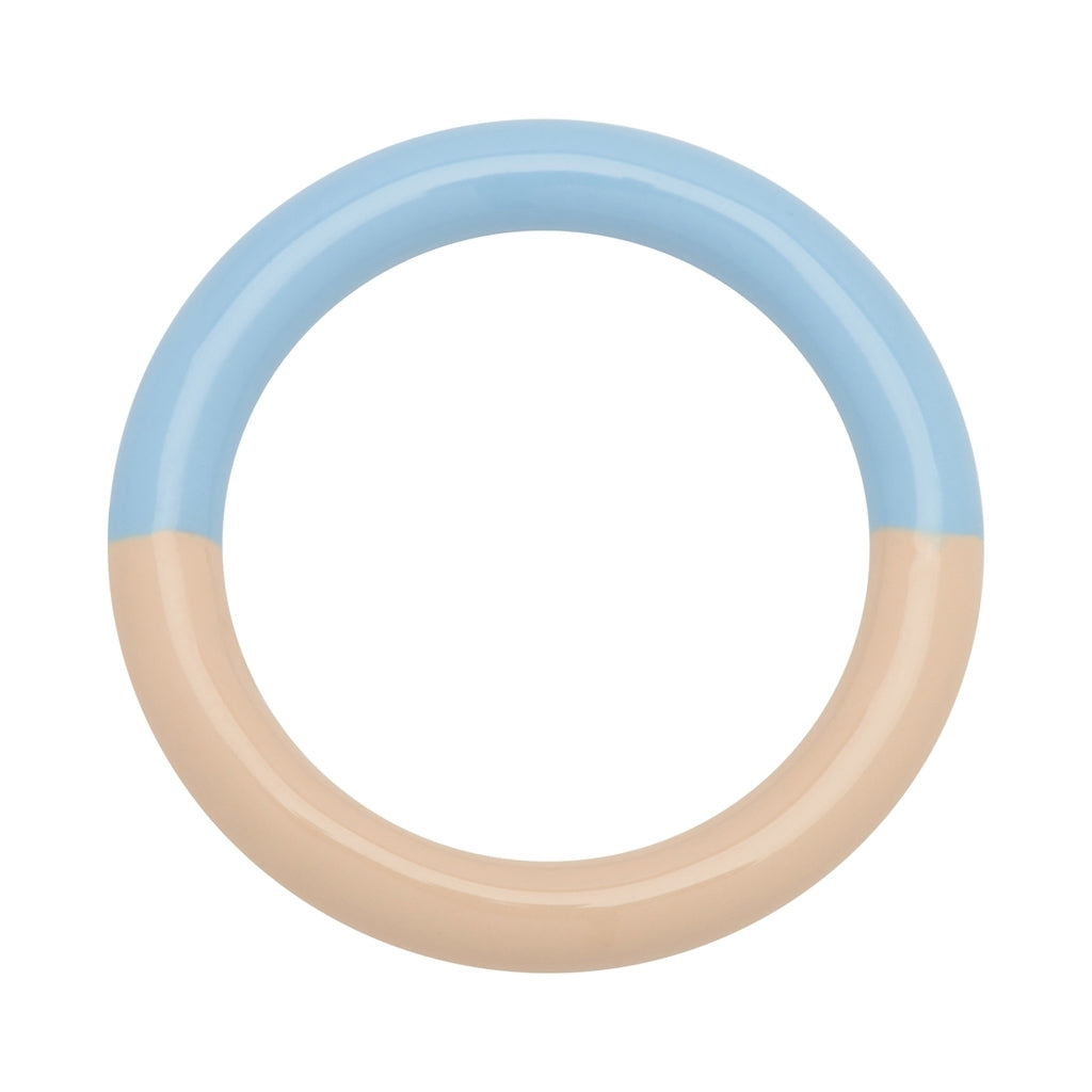 LULU Double Color Ring light blue/buttercup