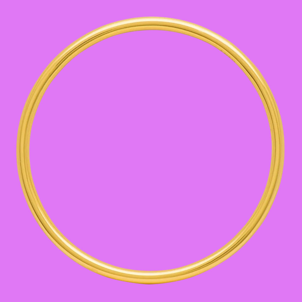 LULU Color Bangle Armreif matt vergoldet