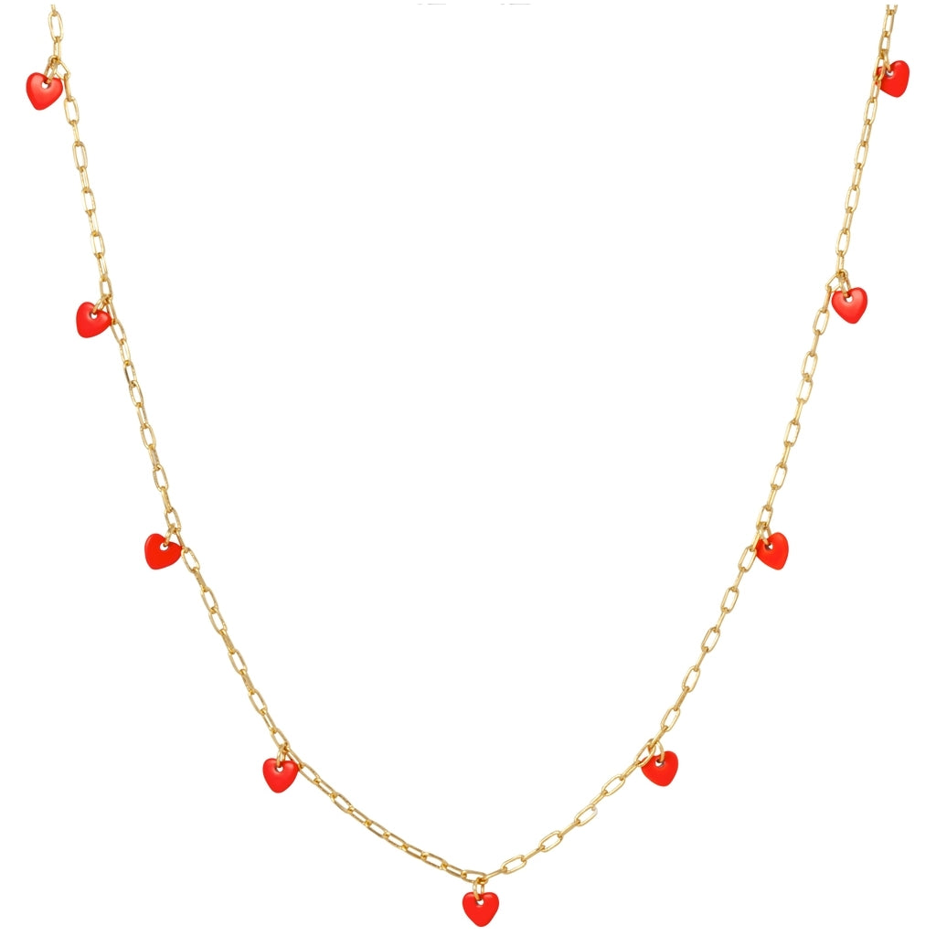 LULU LOVE U Necklace emaille