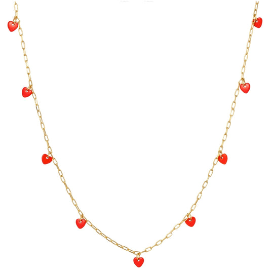 LULU LOVE U Necklace emaille