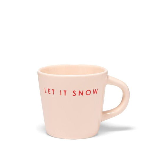 Espressotasse "Let it snow"