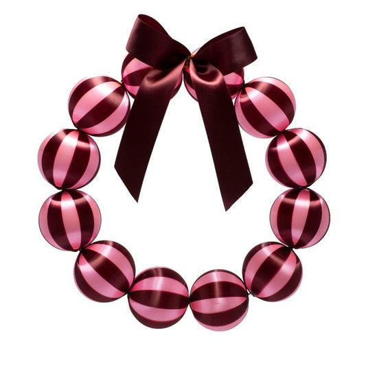 Weihnachtskranz burgundy/pink