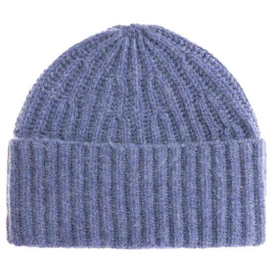 Mütze Kaschmir jeansblau