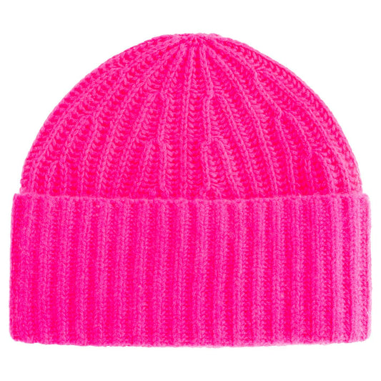 Mütze Kaschmir neonpink