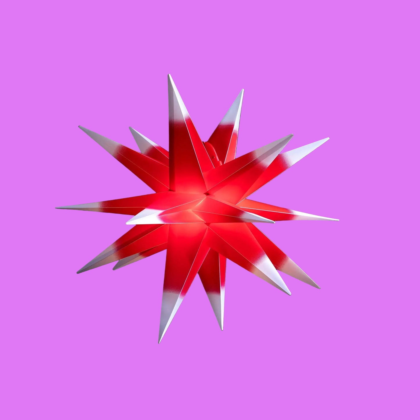 Sterntaler Babystern rot/weiss