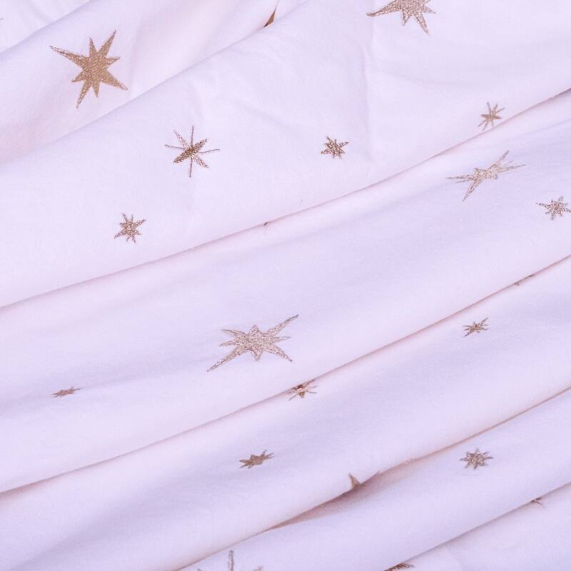 Tischläufer mit Sternen bestickt