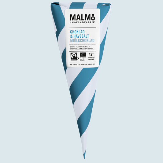 MALMö Cone creamy milk choclate & sea salt