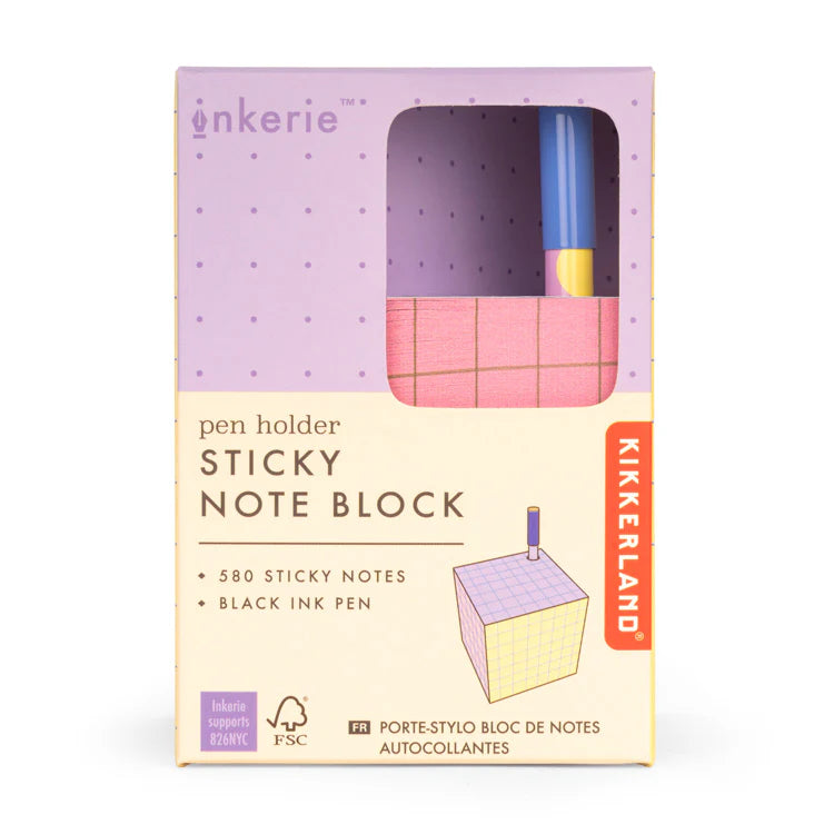 Inkerie Haftnotizblock mit Stift
