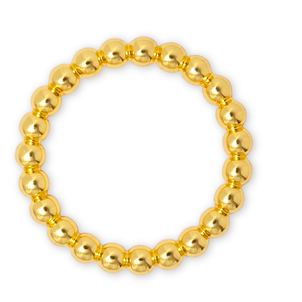 LULU Color Ball Ring- vergoldet