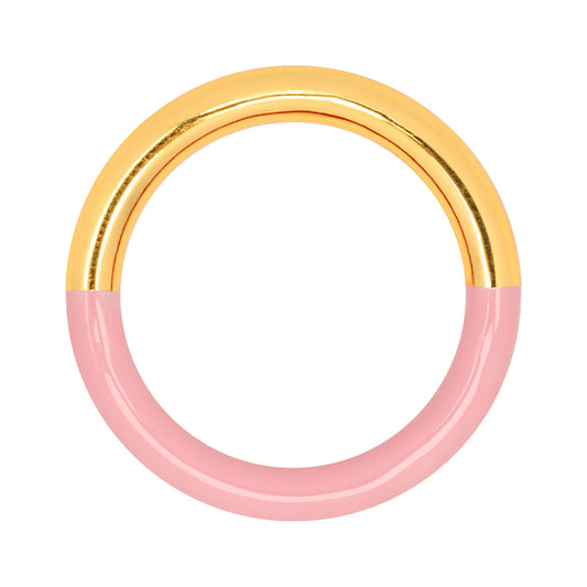 LULU Double Color Ring rosa-gold