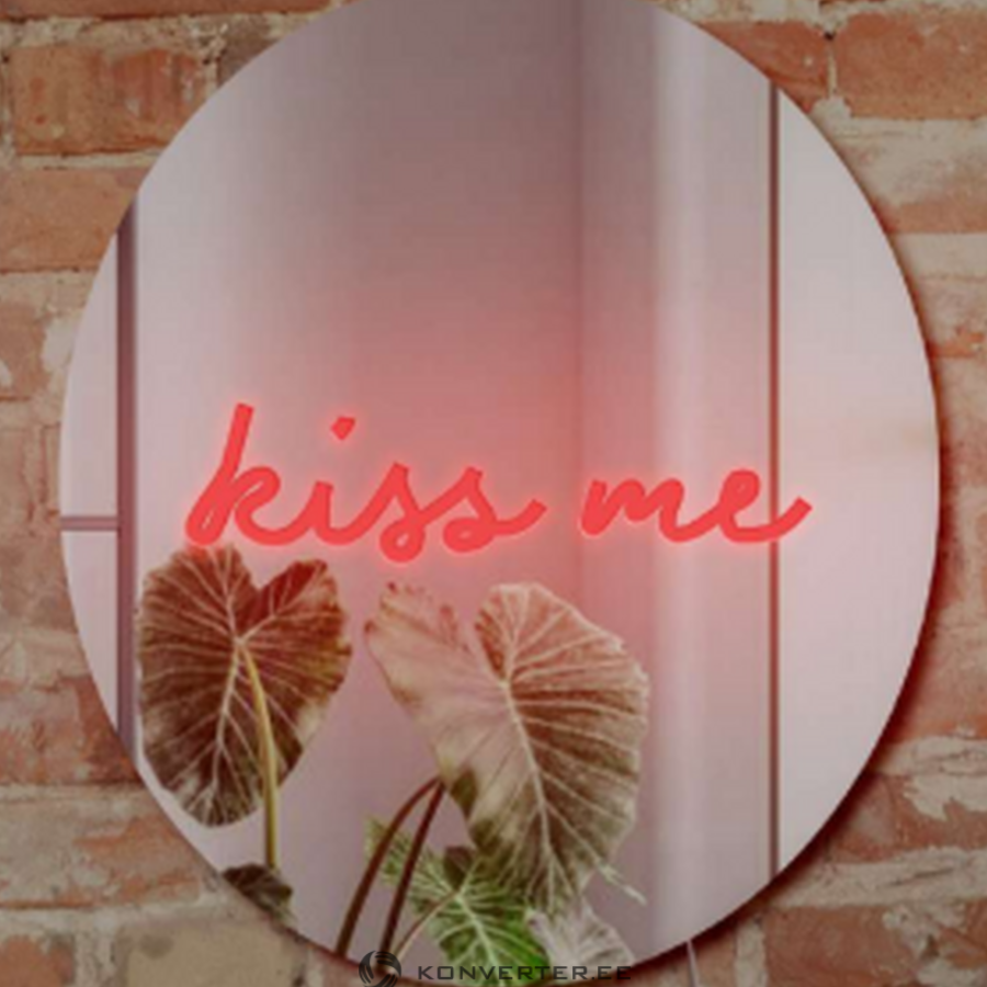 Candyshock Spiegel "Kiss me" - neon-