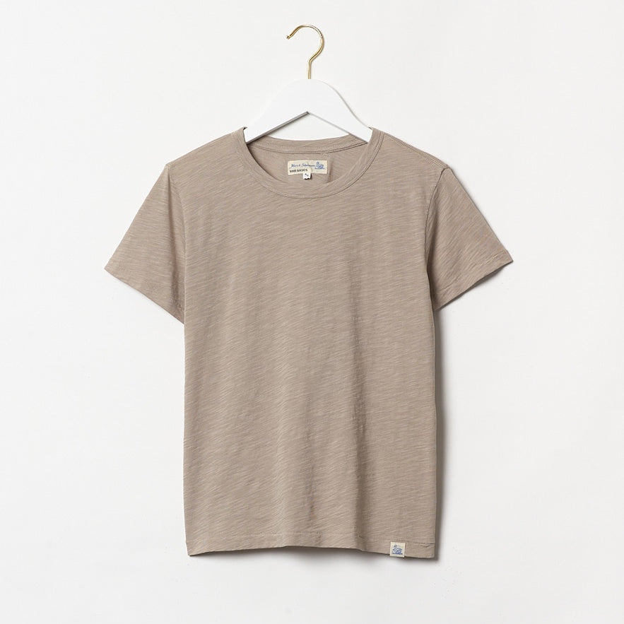 Merz b. Schwanen Damen Pima T-Shirt greige
