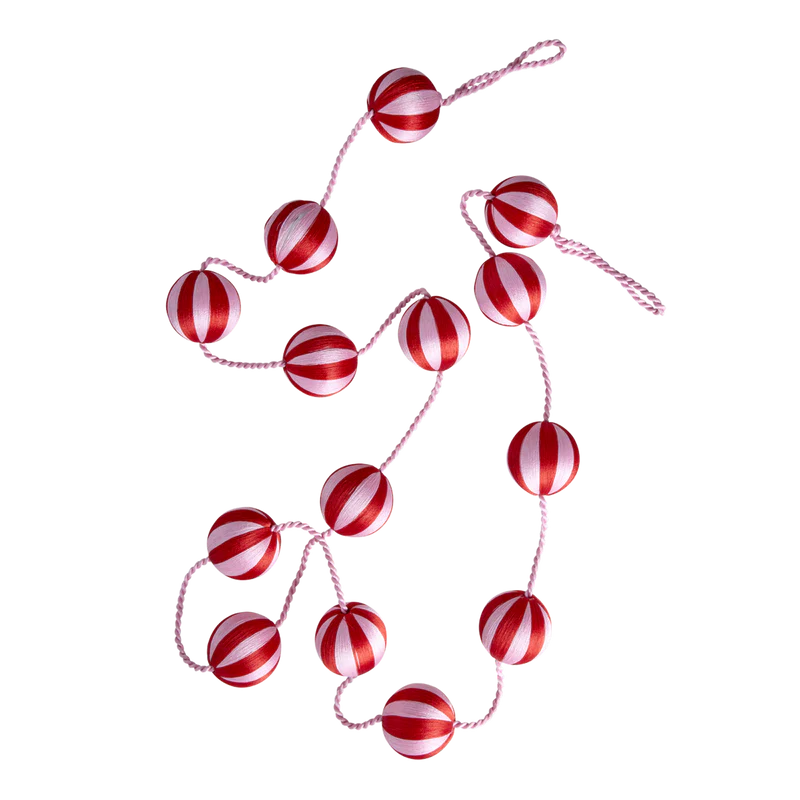 rice Girlande Weihnachtskugeln