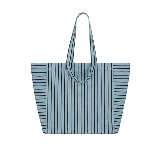 Rose in April Elisa Bag, Stripes Tennis Sky Blue