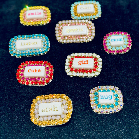 Glitzerbrosche M
