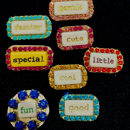 Glitzerbrosche S