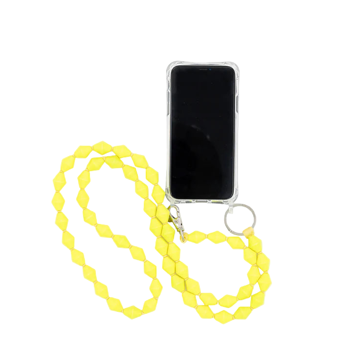 ina.seifart Handykette Zickzack - neongelb