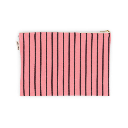 Rose in April Lili Handbag, Stripes Tennis Funky Pink