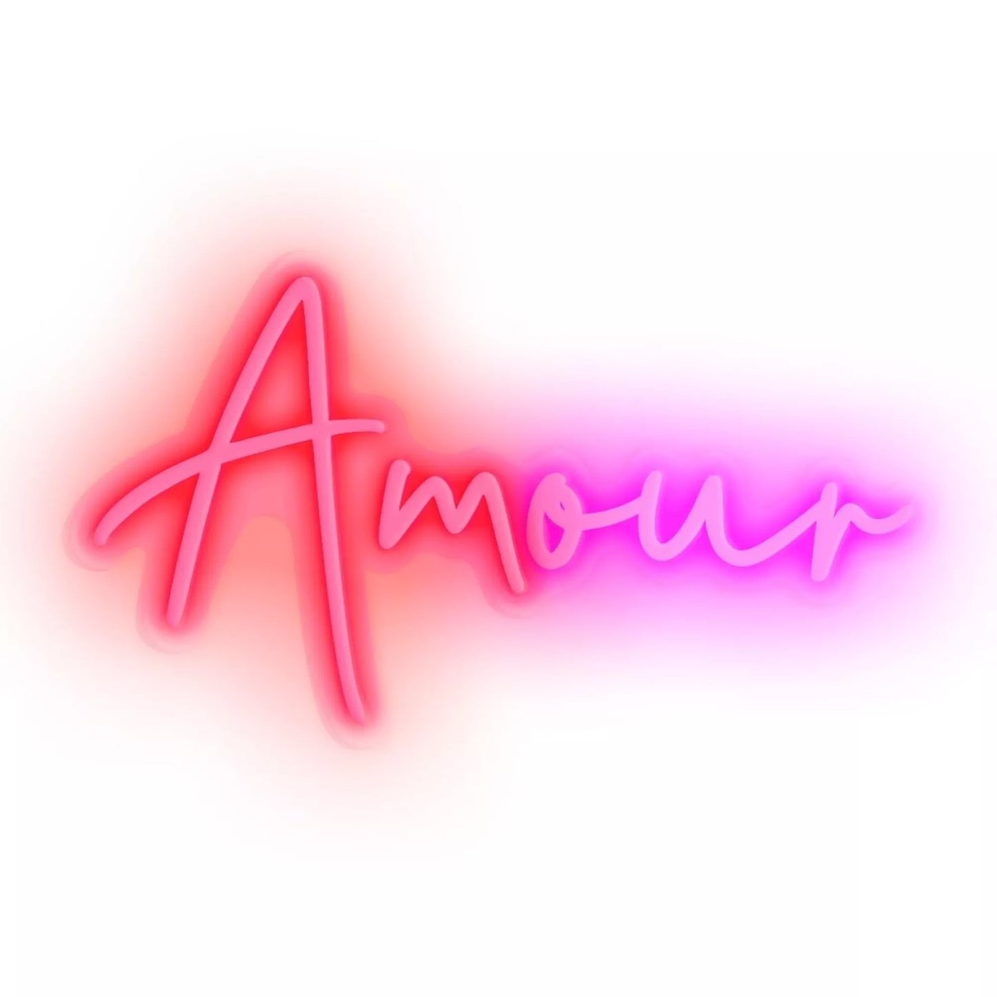 Candyshock Schriftzug "Amour" - neon-