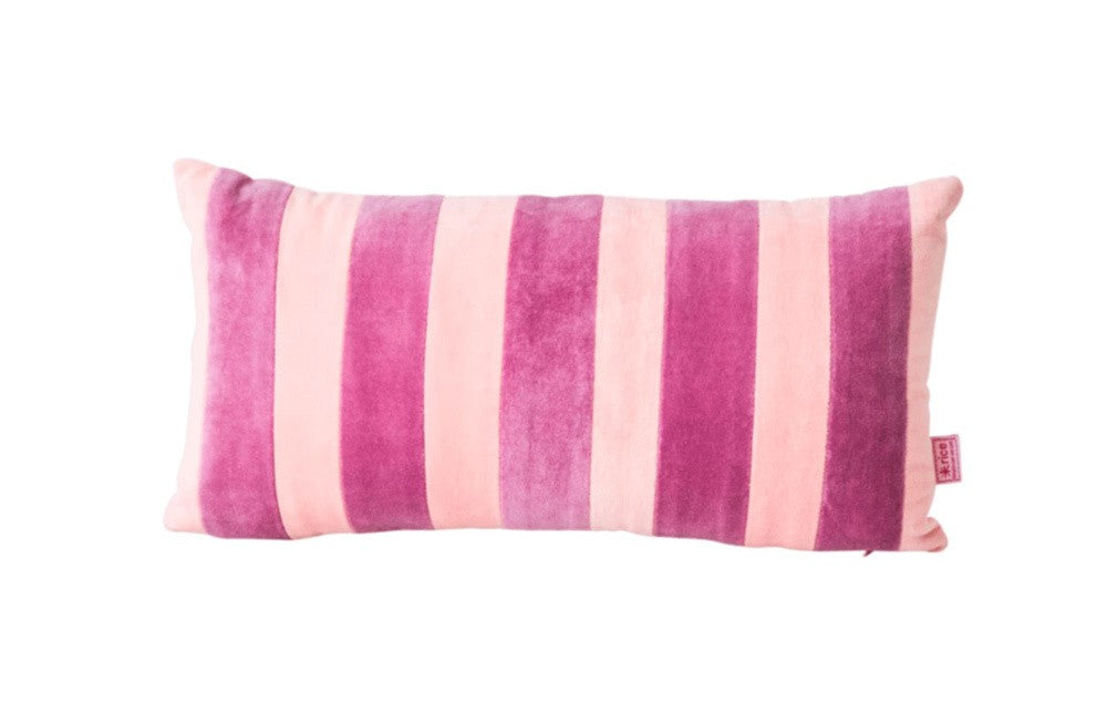 rice Kissen mit Füllung rosa/lila